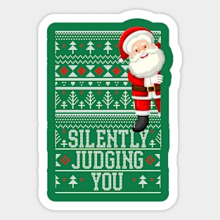 Santa Christmas Design Sticker